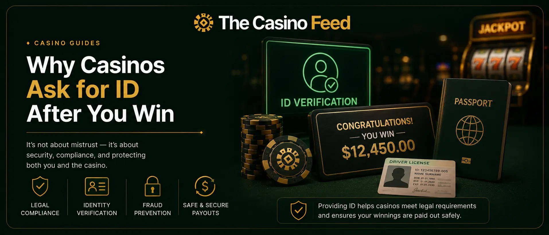 Why Casinos Ask for Your ID After You Win, Not on Deposit