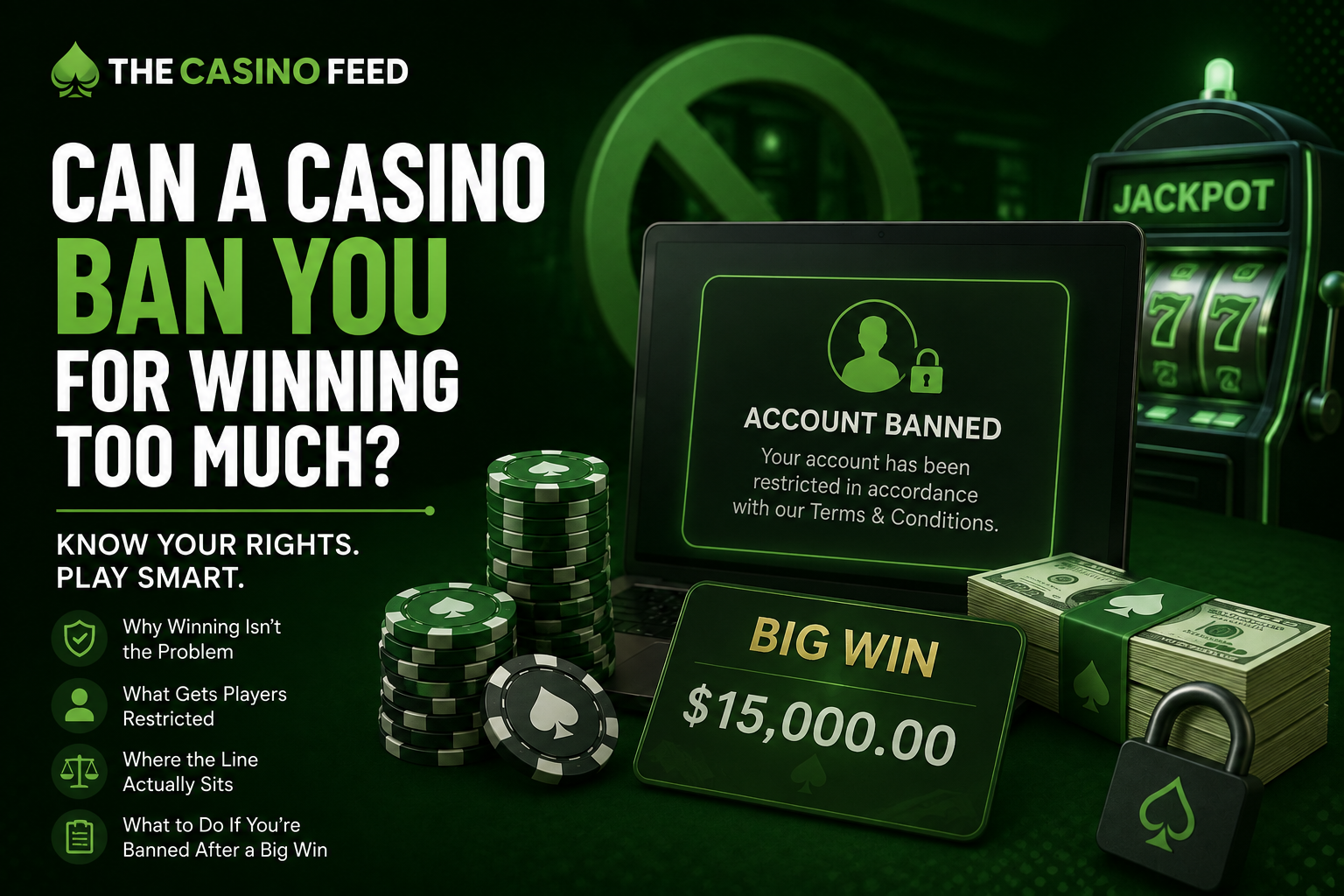 Casino Ban for Winning Too Much? Know Your Rights