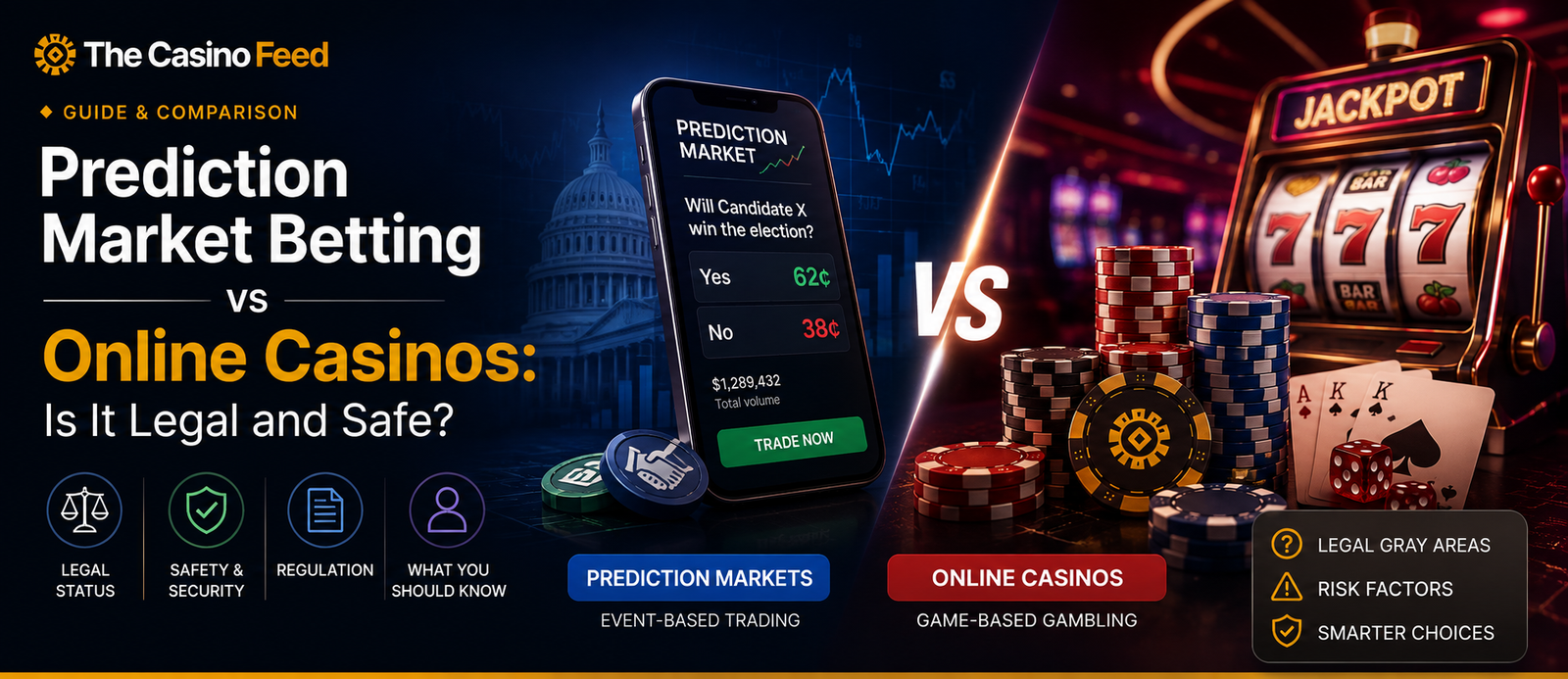 Prediction Markets vs Online Casinos