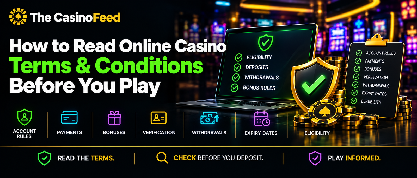How to Read Online Casino Terms and Conditions